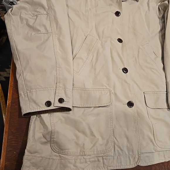 L.L. Bean Women's 2x Chore Coat Jacket Brown Corduroy Vintage - Picture 3 of 16